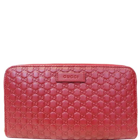 red gucci wallet zip|micro guccissima wallet.